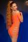 Preview: Nahtloses Minikleid CR4704 neonorange Preview: Nahtloses Minikleid CR4704 neonorange