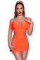 Preview: Nahtloses Minikleid CR4704 neonorange Preview: Nahtloses Minikleid CR4704 neonorange