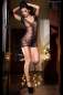 Preview: Nahtloses Netzkleid CR4052 schwarz Preview: Nahtloses Netzkleid CR4052 schwarz