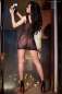 Preview: Nahtloses Netzkleid CR4056 schwarz Preview: Nahtloses Netzkleid CR4056 schwarz