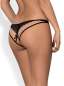 Preview: Picantina Crotchless Thong schwarz