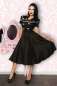 Preview: Rockabilly-Kleid schwarz-weiss S-12608-010