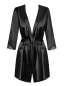 Preview: Satinia Robe schwarz Preview: Satinia Robe schwarz