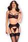 Preview: Spitzen-Set CR4693 schwarz/rot Preview: Spitzen-Set CR4693 schwarz/rot