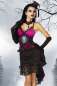 Preview: Vampirkostuem schwarz-pink S-12150-004 Preview: Vampirkostuem schwarz-pink S-12150-004