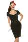 Preview: Vintage-Kleid im Pin-Up-Stil schwarz S-12873-002