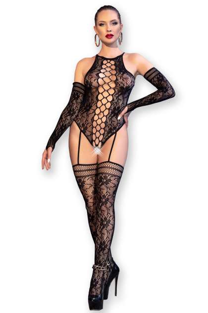 Bodystocking CR4657 schwarz