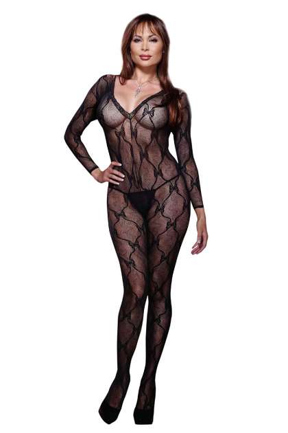 Bodystocking DR0019 schwarz