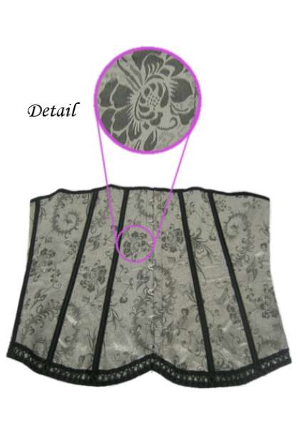 Burlesque Jacquard-Corsage