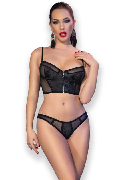 Corsagen-Set CR4615 schwarz