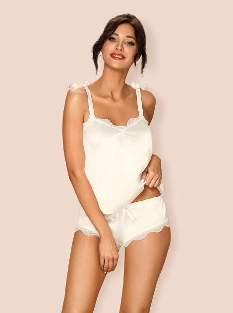 Prima Neve Top und Panties creme 2-6991