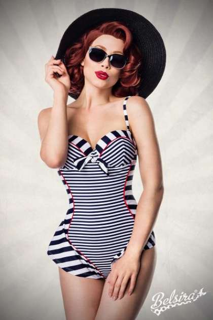 Retro Look Badeanzug
