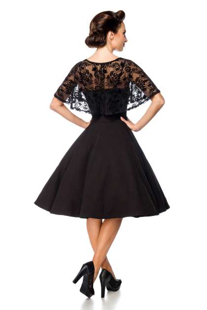 Retrokleid mit Cape