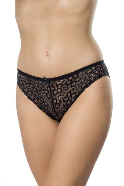 Slip aus Spitze mit Zierschleife
