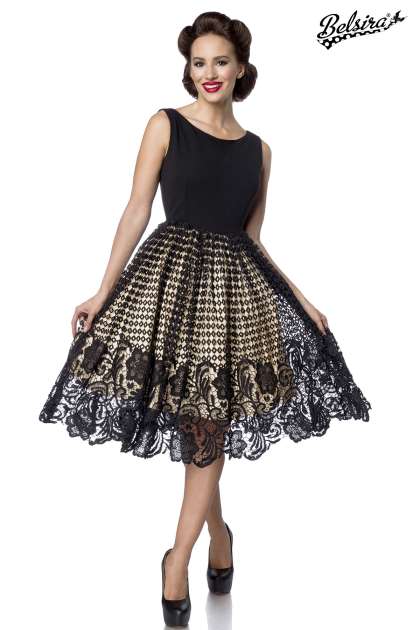 Swingkleid mit Spitze