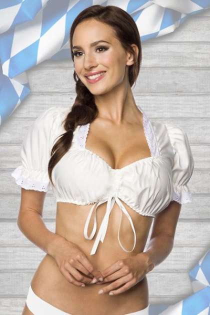 klassische Dirndlbluse