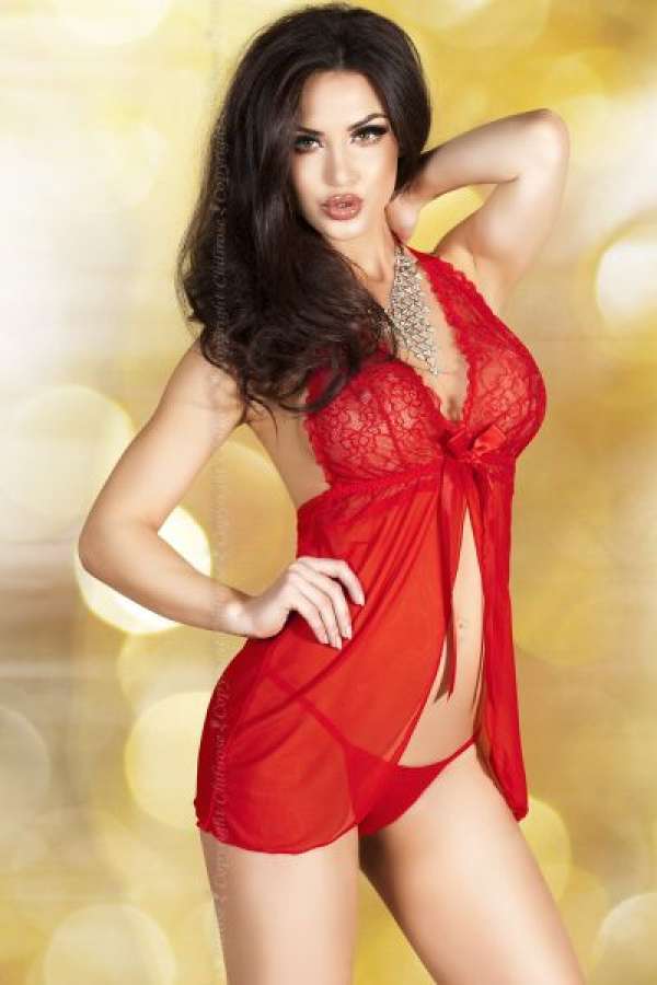 Babydoll CR3193 rot 2-4682