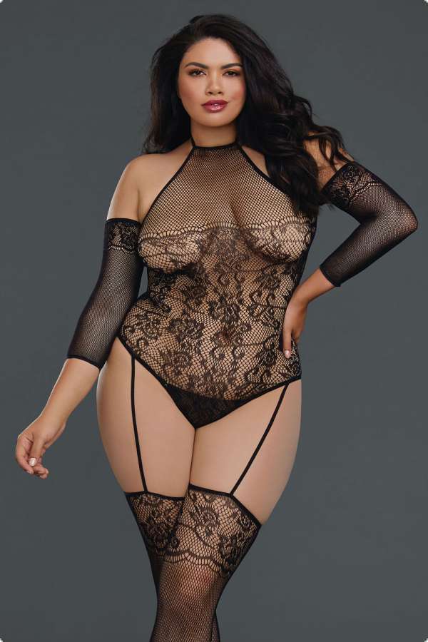 Bodystocking DR0310 schwarz