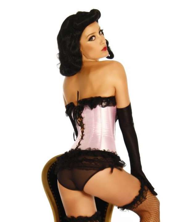 Burlesque-Satin-Corsage Burlesque-Satin-Corsage