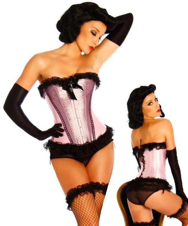 Burlesque-Satin-Corsage Burlesque-Satin-Corsage