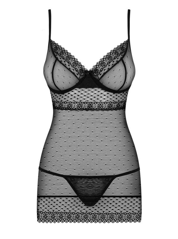 Chemise - schwarz - Collection Maria Chemise - schwarz - Collection Maria