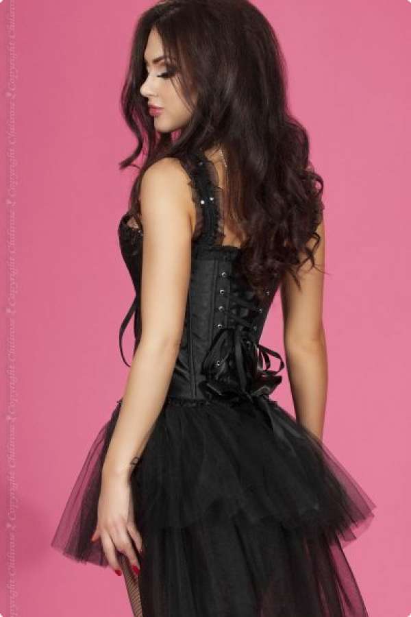 Corsage CR3658 schwarz, Größe S Corsage CR3658 schwarz, Größe S
