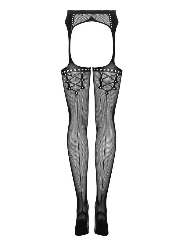 Garter Stockings S314 schwarz