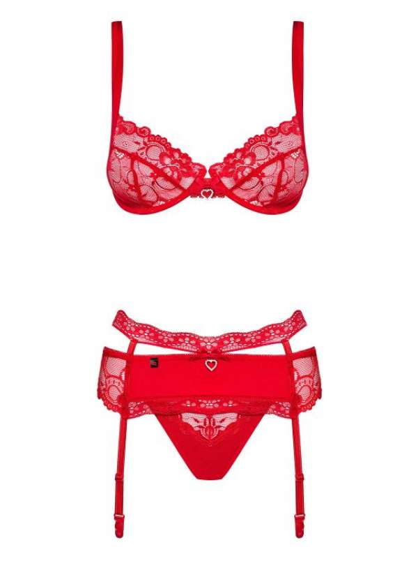 Heartina Set rot Heartina Set rot