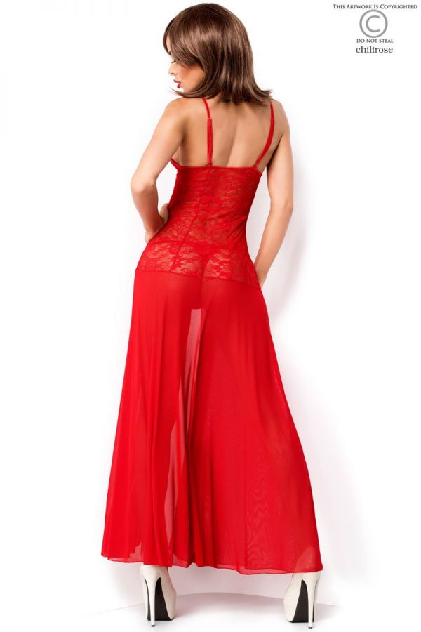 Langes Babydoll CR3471 rot Langes Babydoll CR3471 rot
