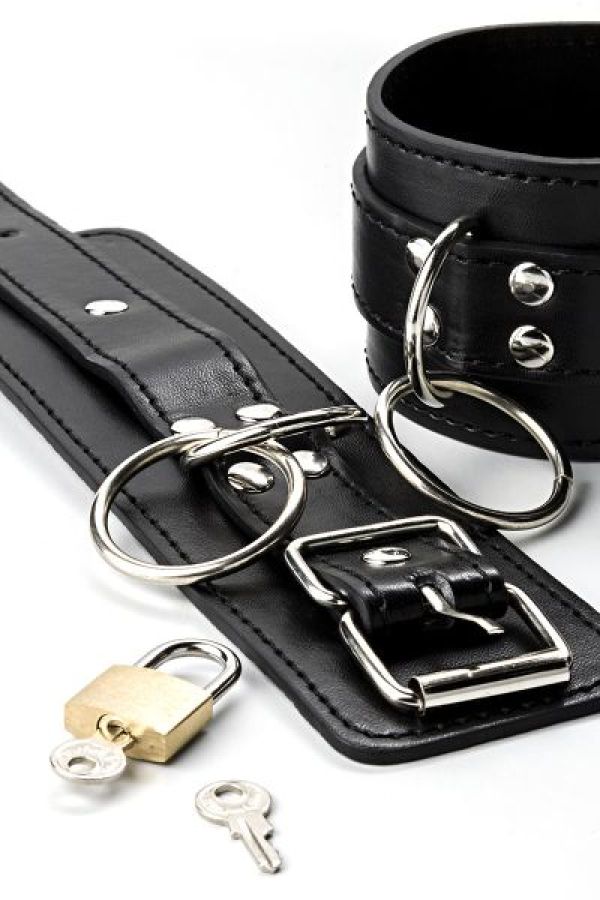 Leder-Handschellen von Grey Velvet Leder-Handschellen von Grey Velvet