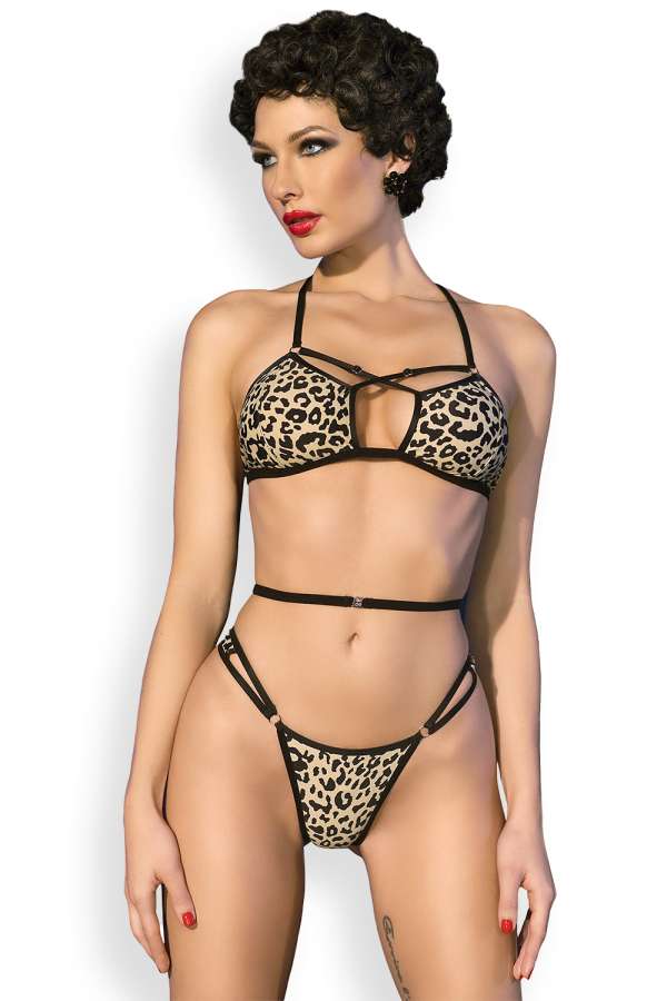 Leopard-Bikini-Set CR4497 Leopard-Bikini-Set CR4497