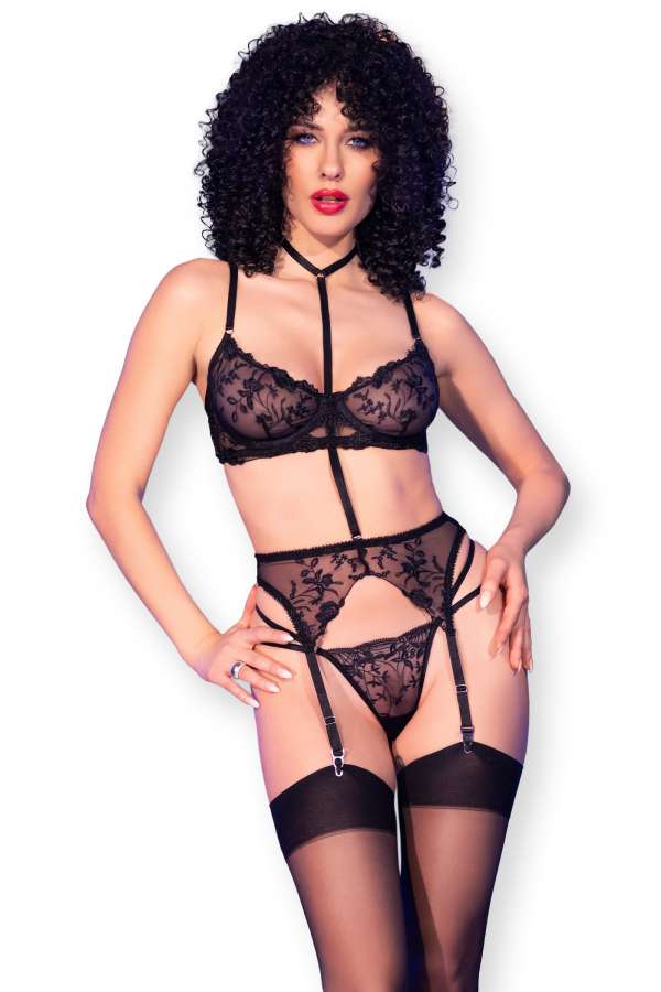Lingerie-Set CR4852 schwarz Lingerie-Set CR4852 schwarz
