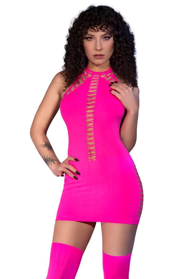 Minikleid CR4397 neonpink Minikleid CR4397 neonpink