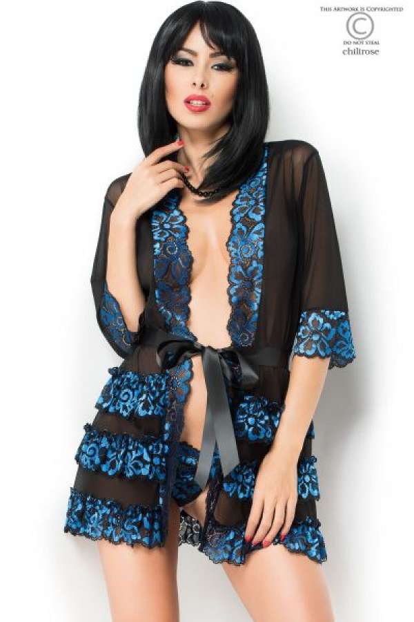 Negligee Diamond Line CR3837 schwarz-saphir 2-5359 Negligee Diamond Line CR3837 schwarz-saphir 2-5359