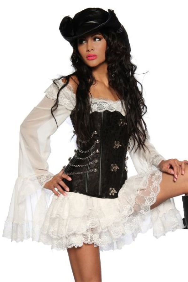 Piratenkleid / Long-Bluse Piratenkleid / Long-Bluse