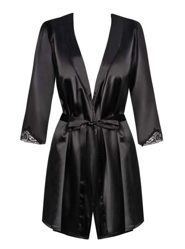 Satinia Robe schwarz Satinia Robe schwarz