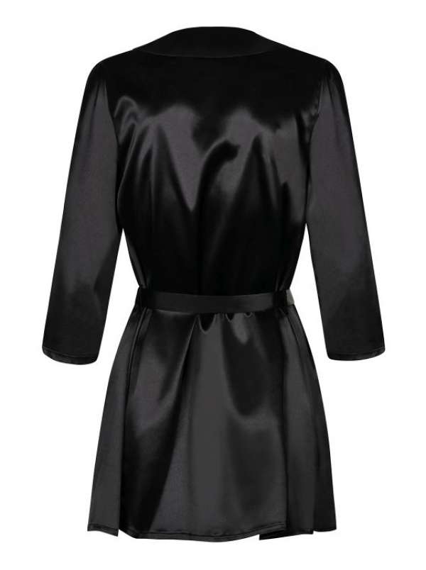 Satinia Robe schwarz Satinia Robe schwarz