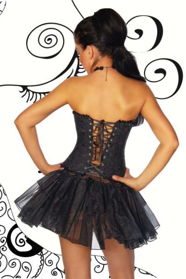 Schwarze Corsage Schwarze Corsage