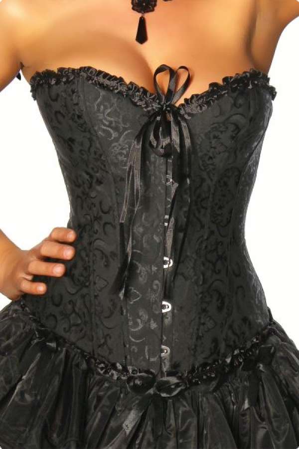 Schwarze Corsage Schwarze Corsage