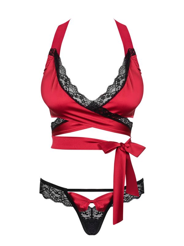 Sensuelia Top & String rot