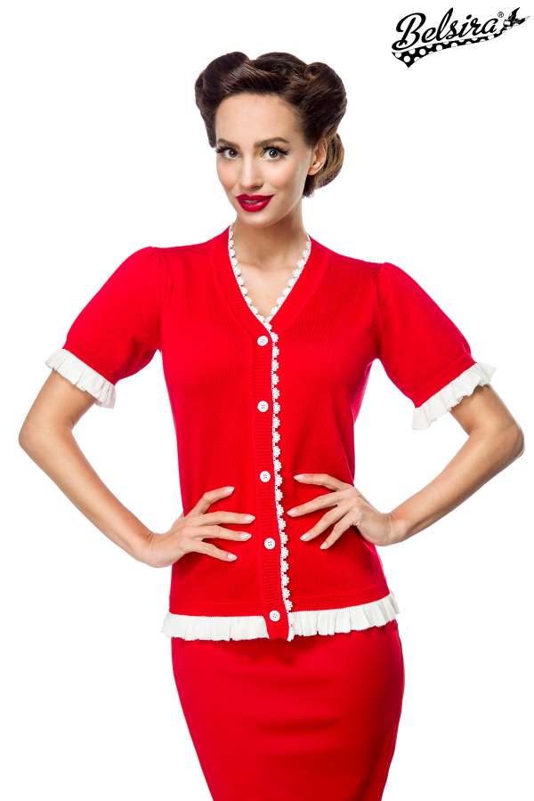Strickjacke rot 1-50322-013 Strickjacke rot 1-50322-013