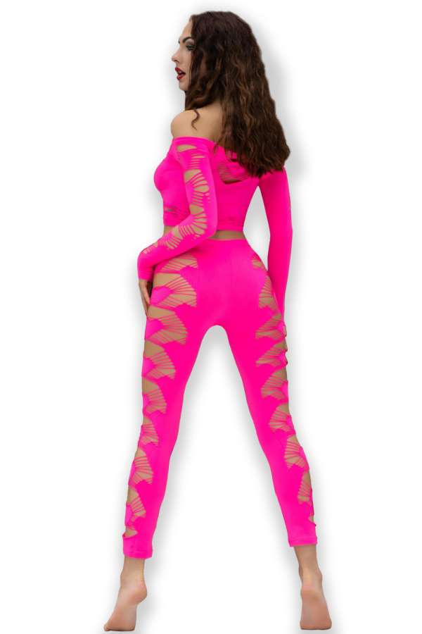 Top + Leggings CR4632 pink Top + Leggings CR4632 pink