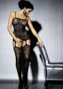 Bodystocking F204 schwarz schwarz S-3882