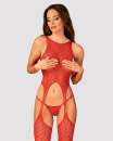 Bodystocking N122 rot rot 2-7400