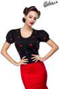 Herzchen Strickjacke schwarz 1-50323-002