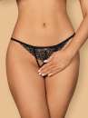 Liferia Crotchless Thong schwarz S-6802