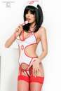 Sexy Nurse Set CR3724 weiss-rot 2-5185